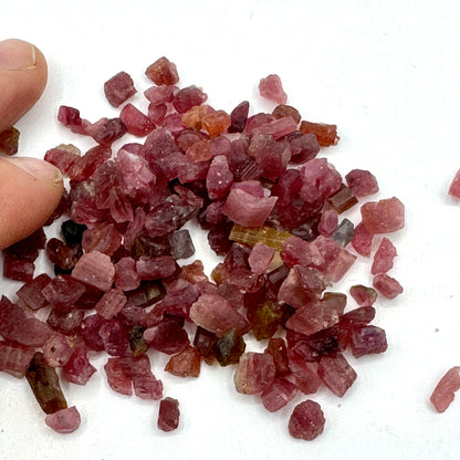 Turmalina rosa rubelita lote Munay Minerales Mallorca