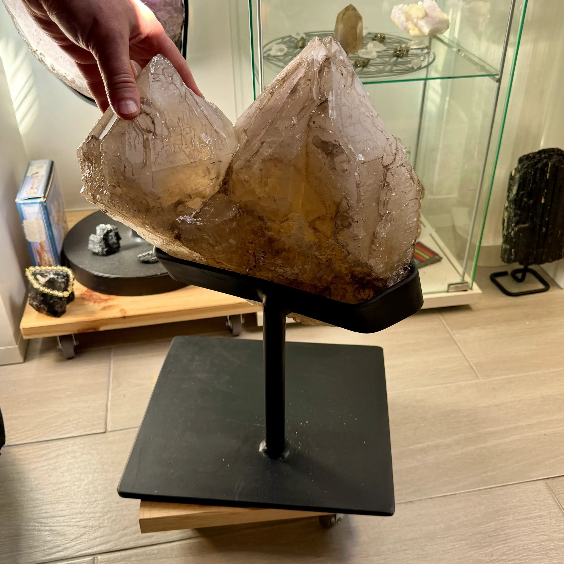 Cuarzo elestial grupo 22,3 kg. - Munay Minerales Palma de Mallorca Spain 