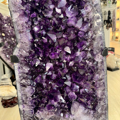 Complete amethyst geode, 2 pieces, 74 kg. Premium quality from Uruguay.