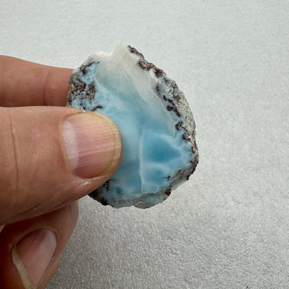 Larimar rodaja Munay Minerales Mallorca