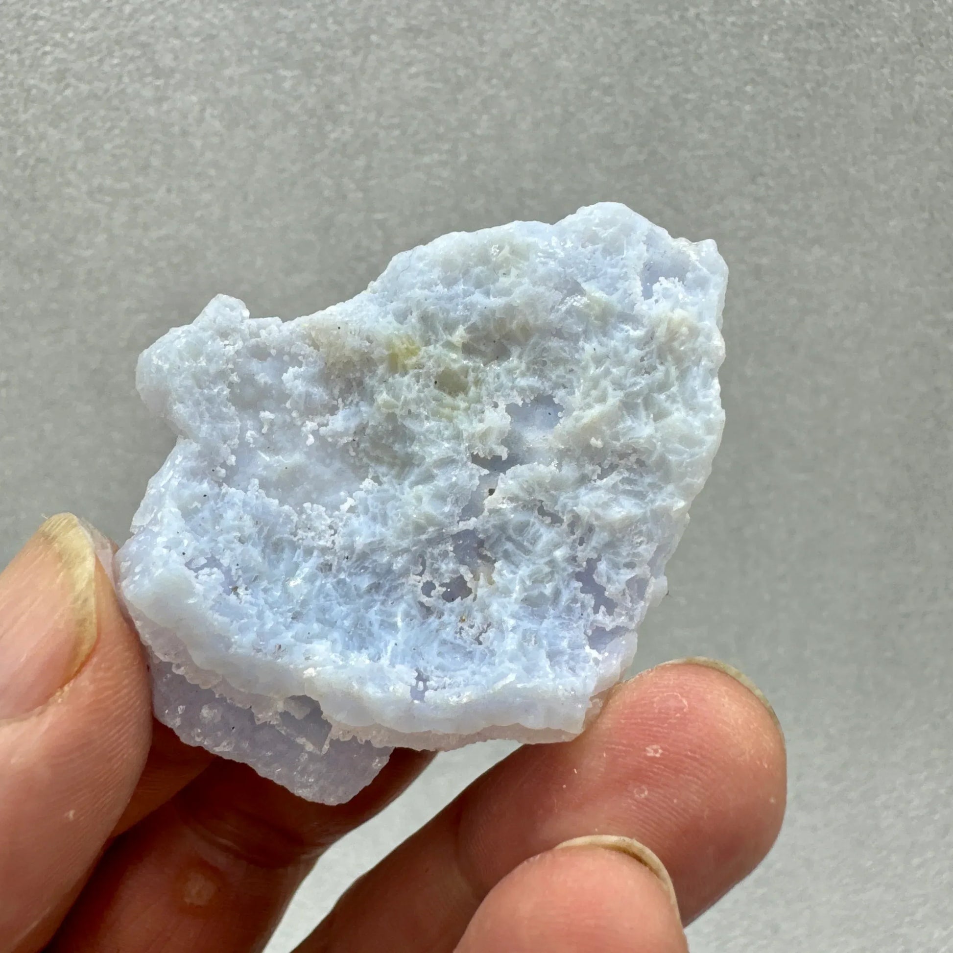 Ágata calcedonia banda azul en bruto - Munay Minerales Palma de Mallorca Spain 