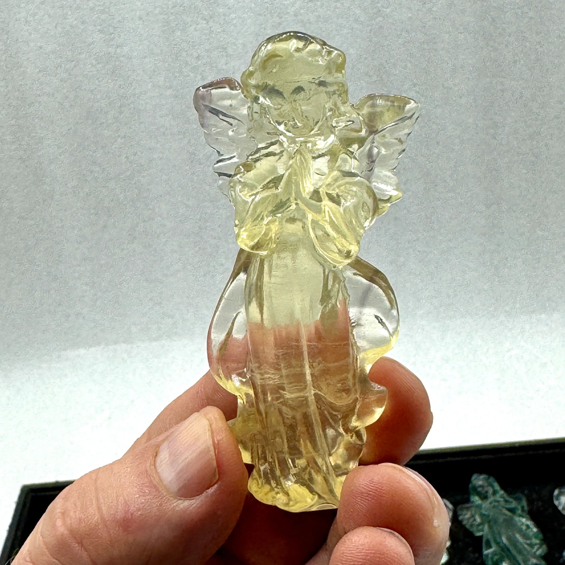 Ángel de fluorita 8 cm. calidad extra - MUNAY MINERALES MALLORCA