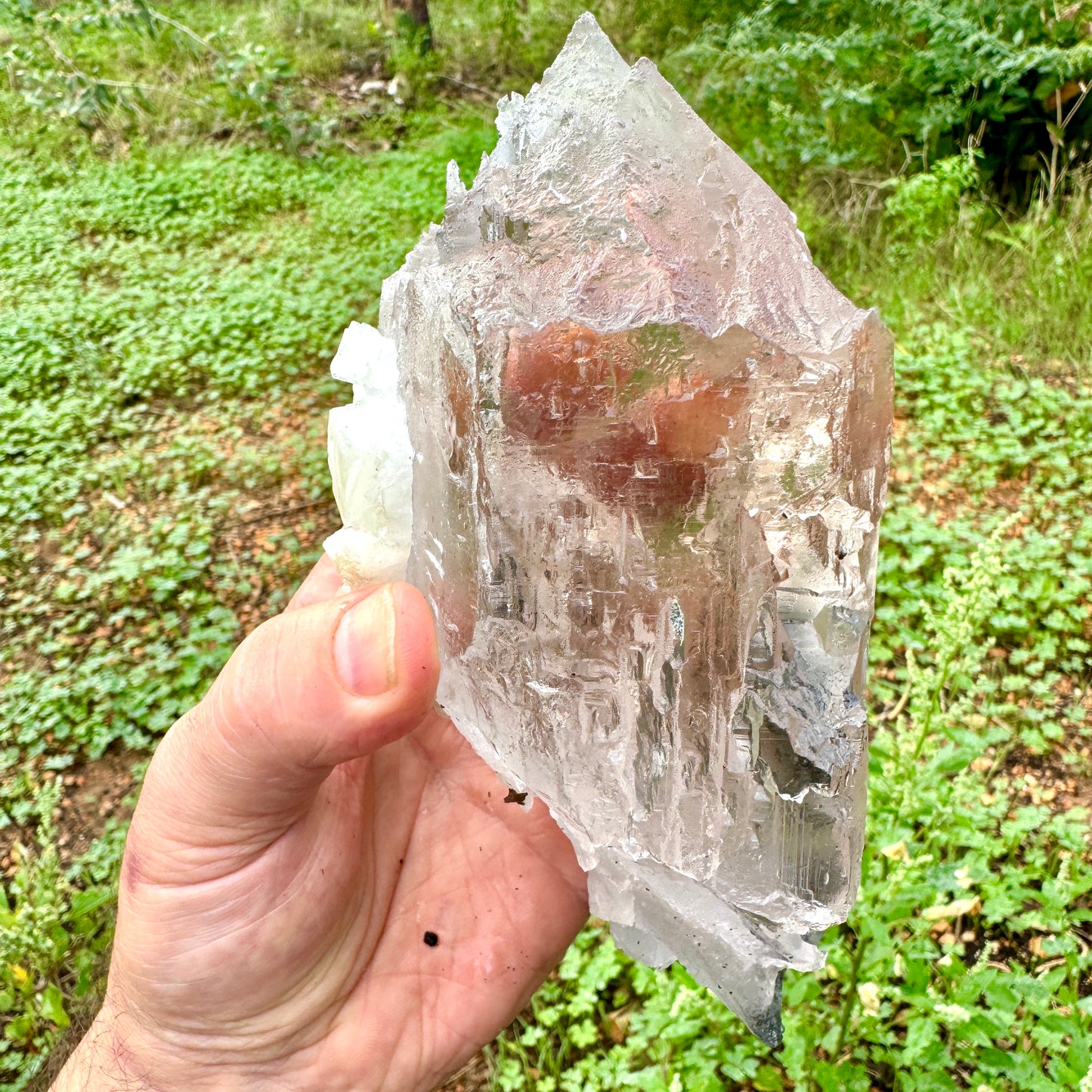 Cuarzo Himalaya con elbaita