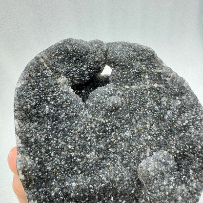 Drusa de amatista negra