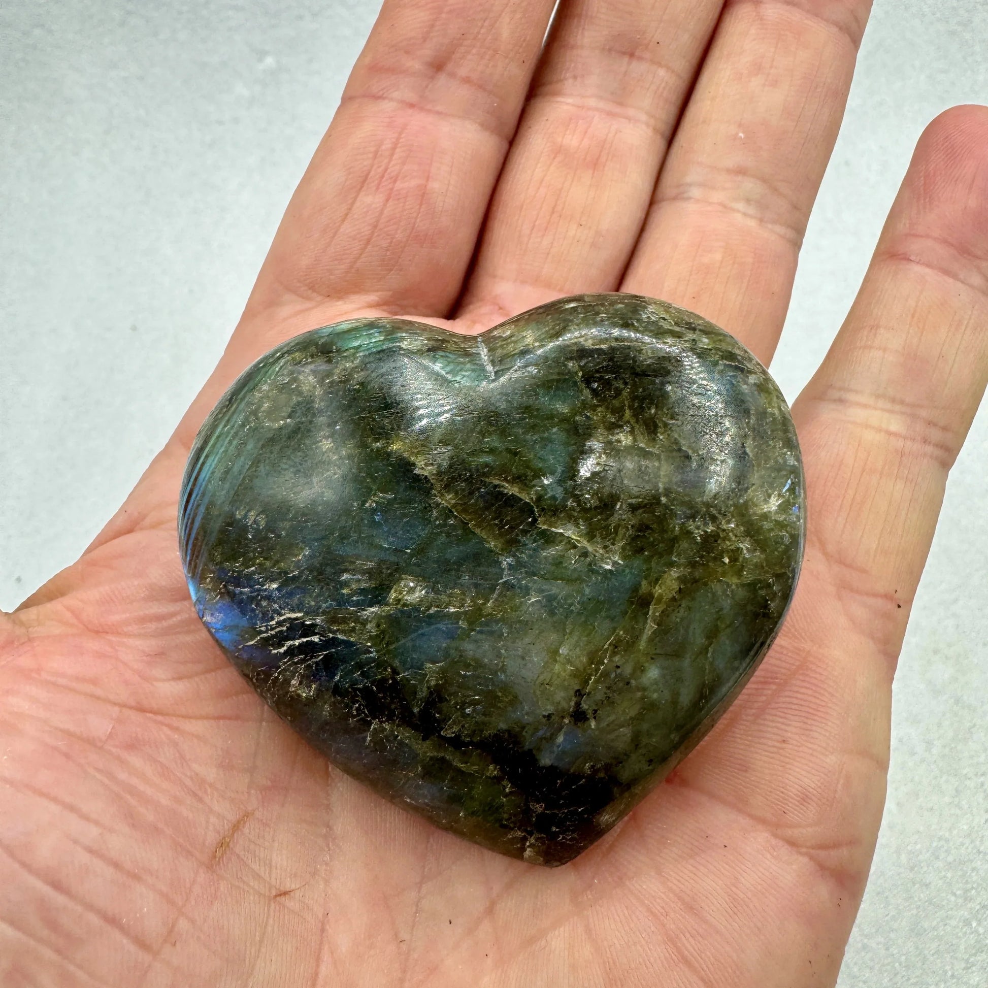 Labradorita corazón - Munay Minerales Palma de Mallorca Spain 