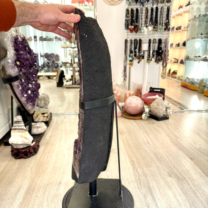 Complete amethyst geode, 2 pieces, 74 kg. Premium quality from Uruguay.