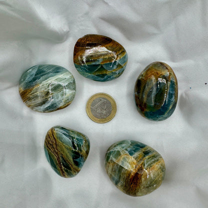 Ónix azul cielo rodado grande - Munay Minerales Palma de Mallorca Spain 