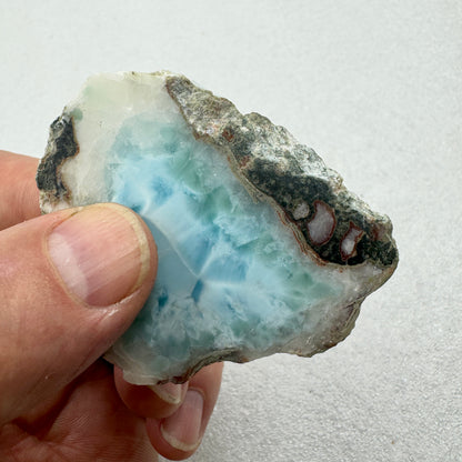 Larimar rodaja Munay Minerales Mallorca