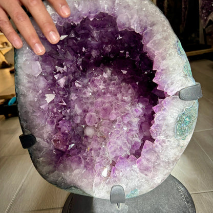 Geoda de amatista 27 kg. - Munay Minerales Palma de Mallorca Spain 