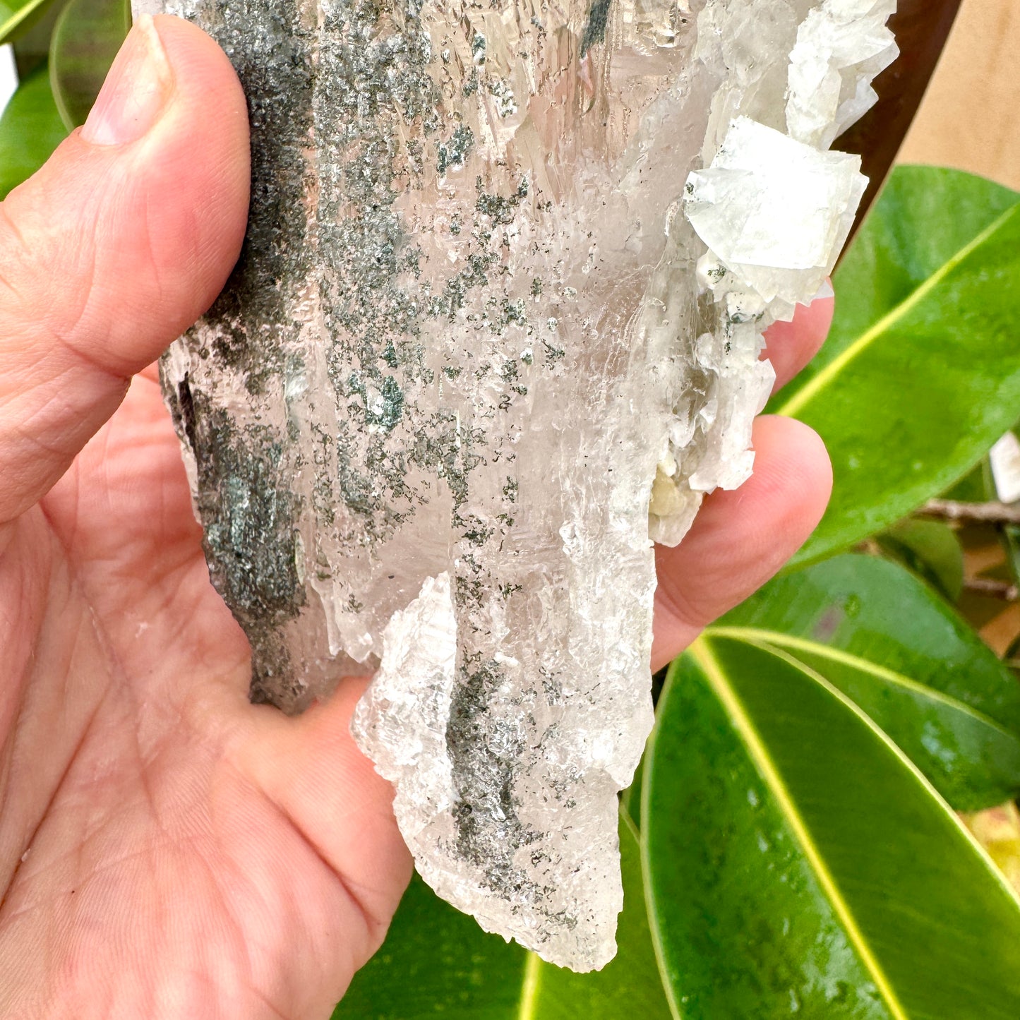 Cuarzo Himalaya con elbaita