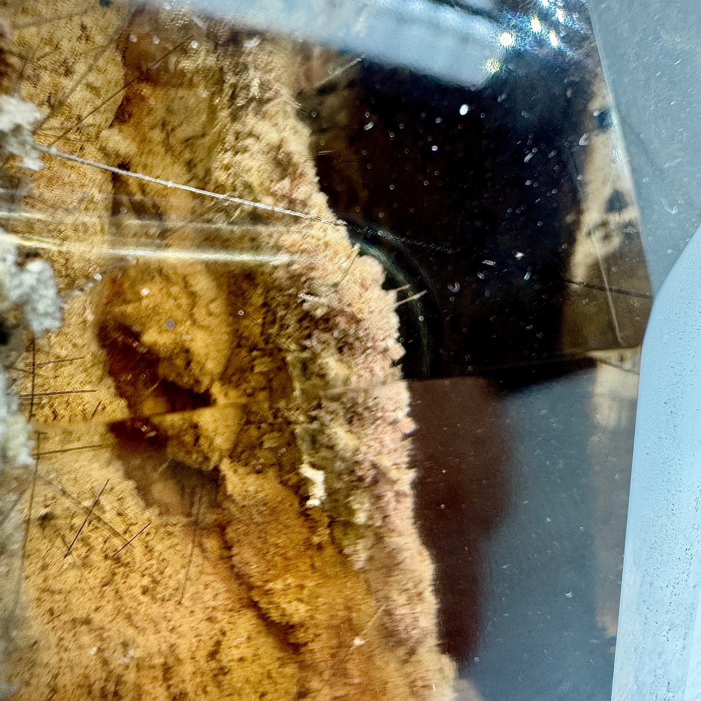 Cuarzo maestro chamánico con rutilo 2,5 kg.