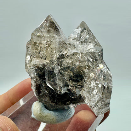 Cuarzo diamante Herkimer cetro