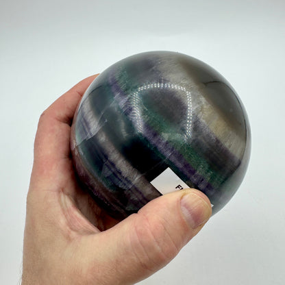 Fluorite sphere, 2.8 kg, 12 cm. Munay Minerals, Mallorca