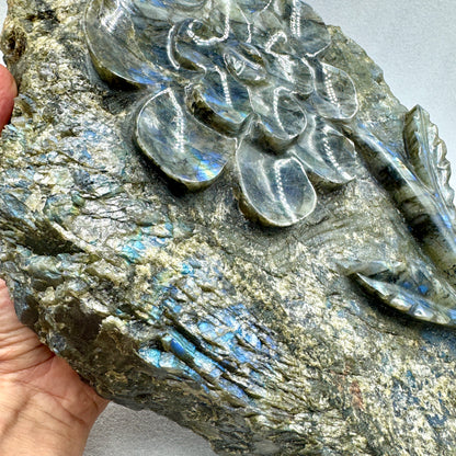 Semi-polished labradorite 8.7 kg.