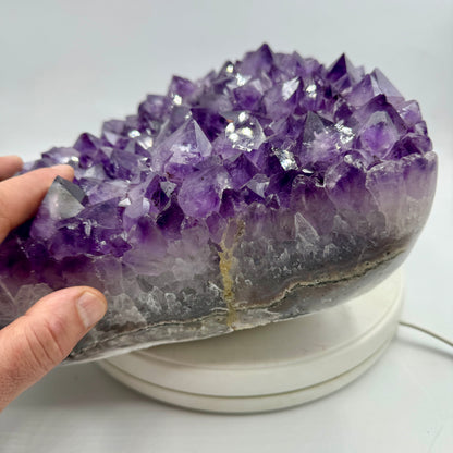 Amethyst druse, 14 kg. Munay Minerals, Mallorca