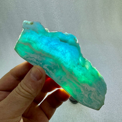 Aragonita azul rodaja Munay Minerales Mallorca