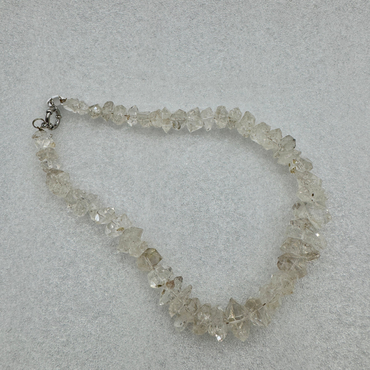 Collar cuarzos diamante Herkimer Munay Minerales Mallorca