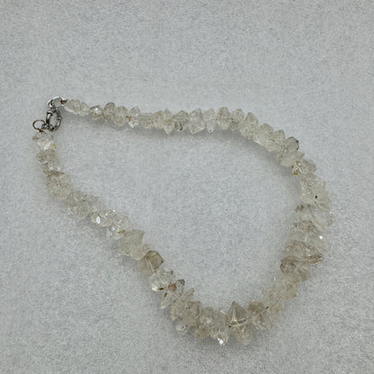 Collar cuarzos diamante Herkimer Munay Minerales Mallorca