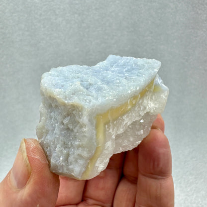 Ágata calcedonia banda azul en bruto - Munay Minerales Palma de Mallorca Spain 