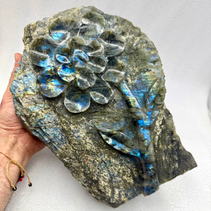 Semi-polished labradorite 8.7 kg.