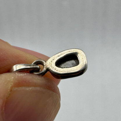 Diamante en bruto colgante plata de ley Munay Minerales Mallorca