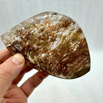 Cuarzo maestro chamánico con rutilo - MUNAY MINERALES MALLORCA