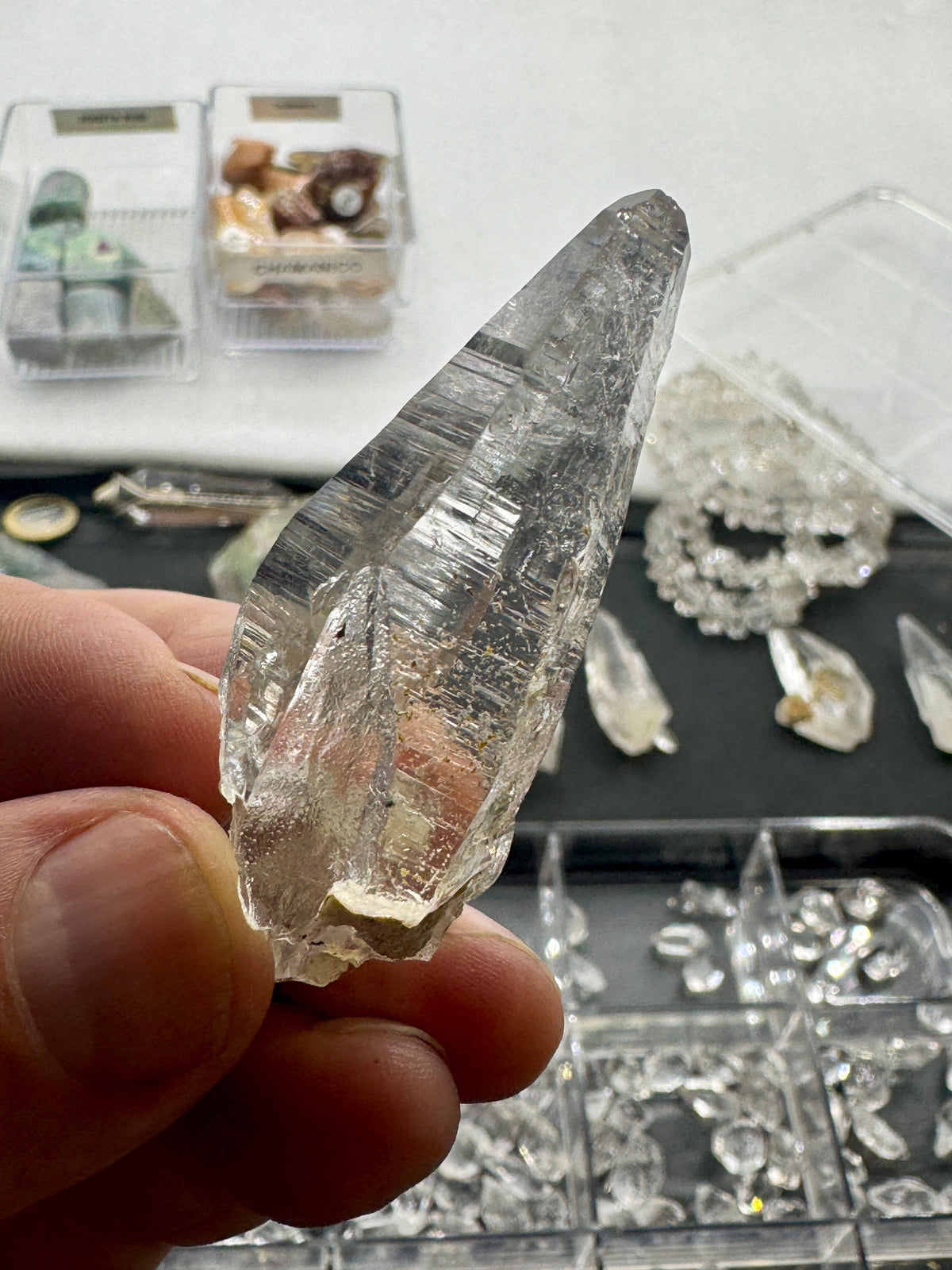 Cuarzo hábito Tessin Munay Minerales Munay Minerales Mallorca