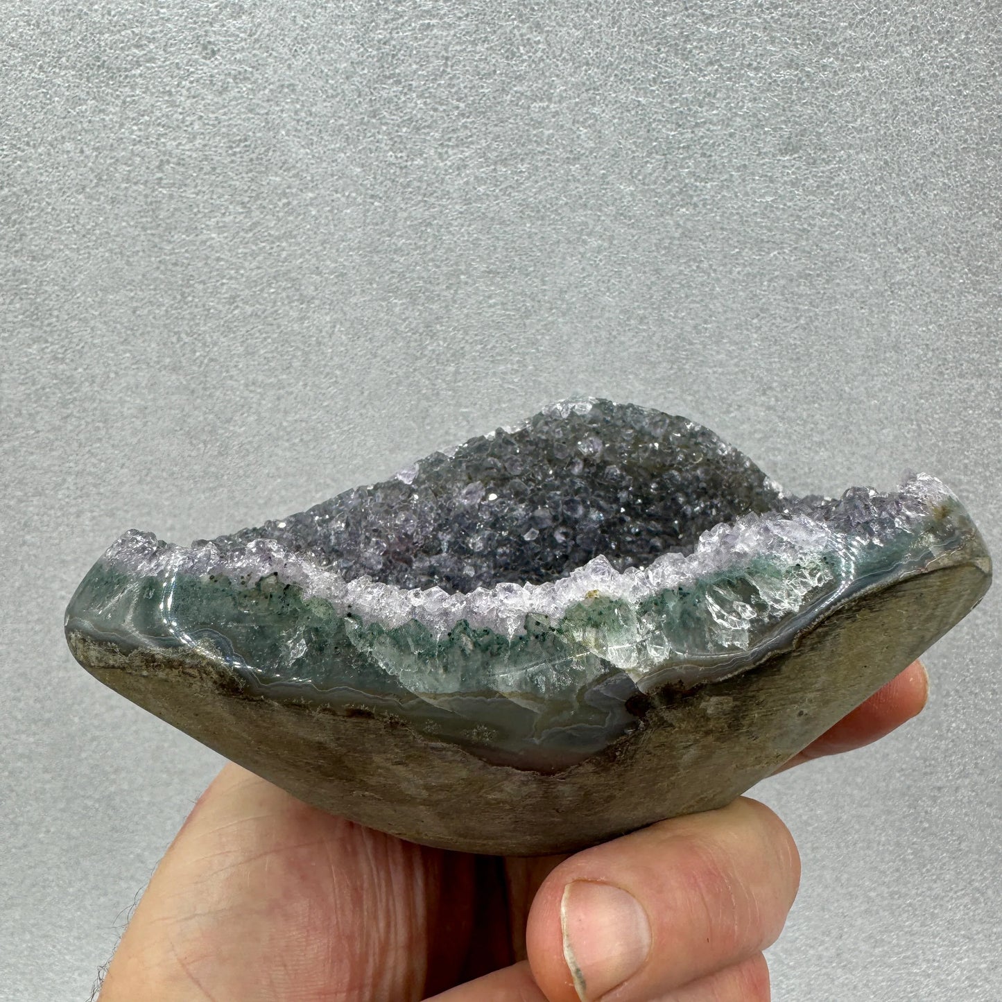 Drusa de amatista Amethyst cluster - Munay Minerales Palma de Mallorca Spain 