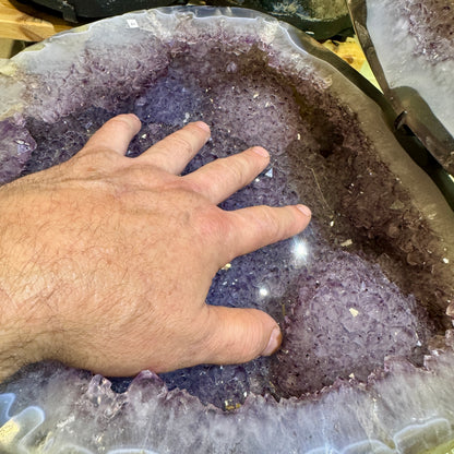 Geoda de amatista joyero 26,8 kg.