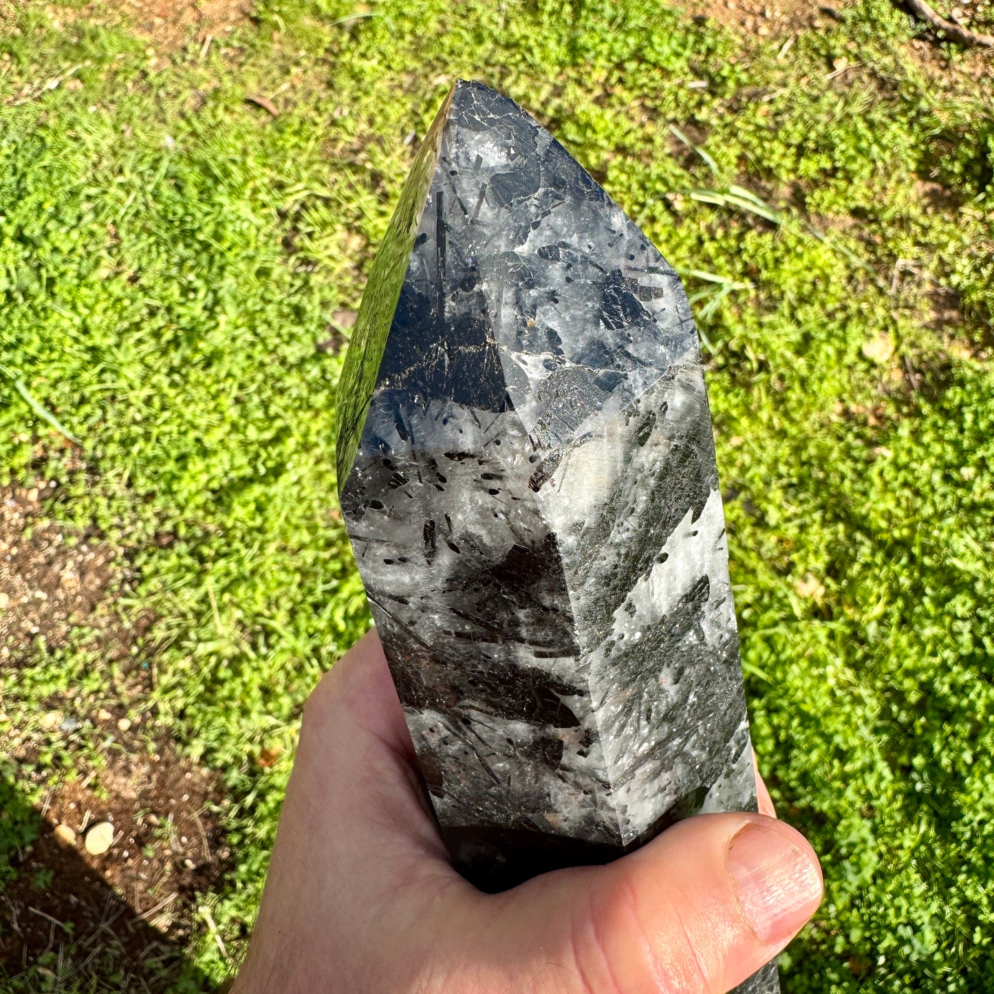 Cuarzo turmalinado 53 cm.