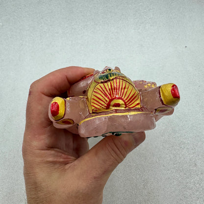 Ganesha 1,1 kg. cuarzo rosa