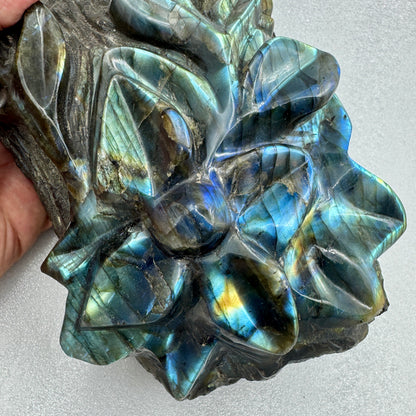 Semi-polished labradorite 6.1 kg. Munay Minerales Mallorca