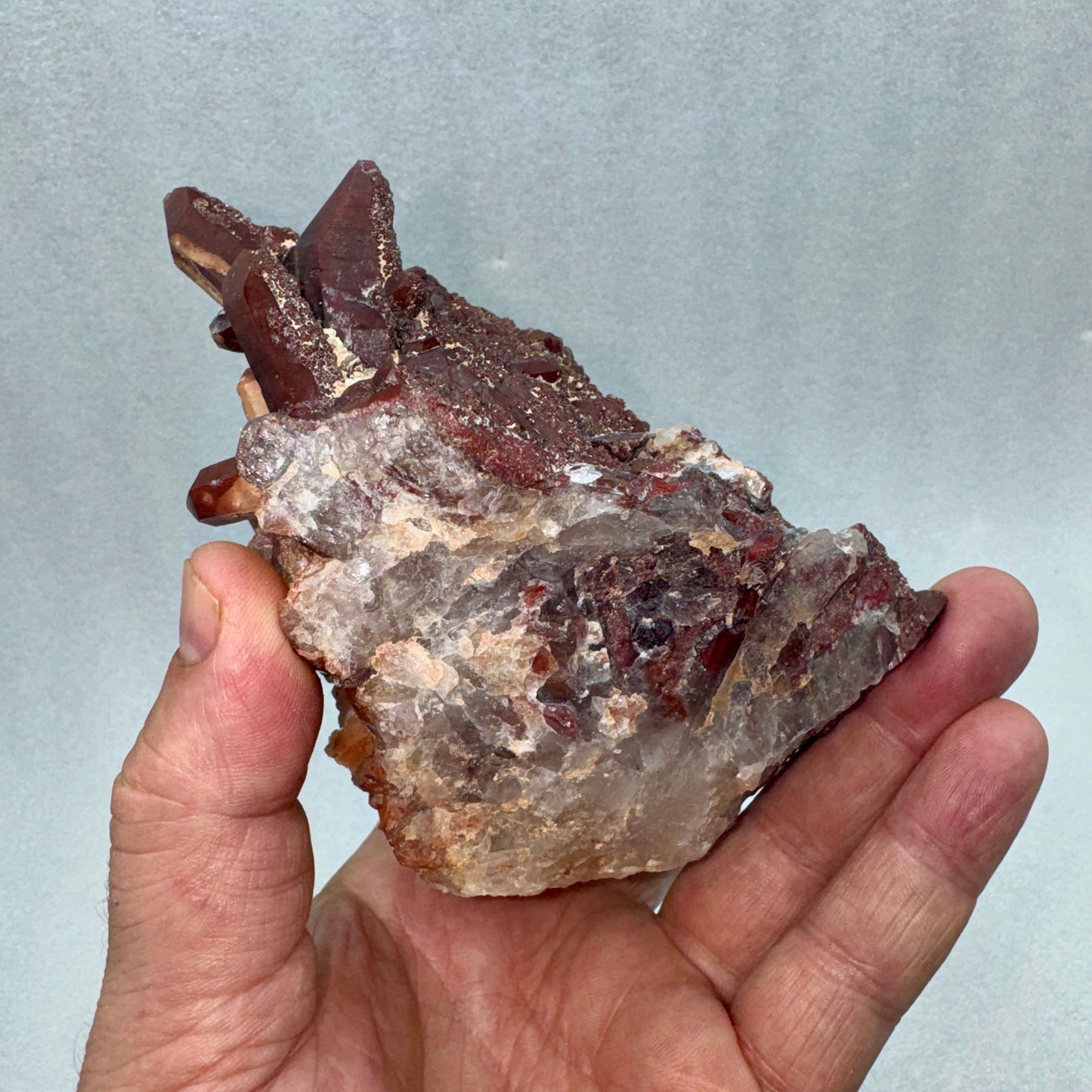 Cuarzo hematoide Munay Minerales