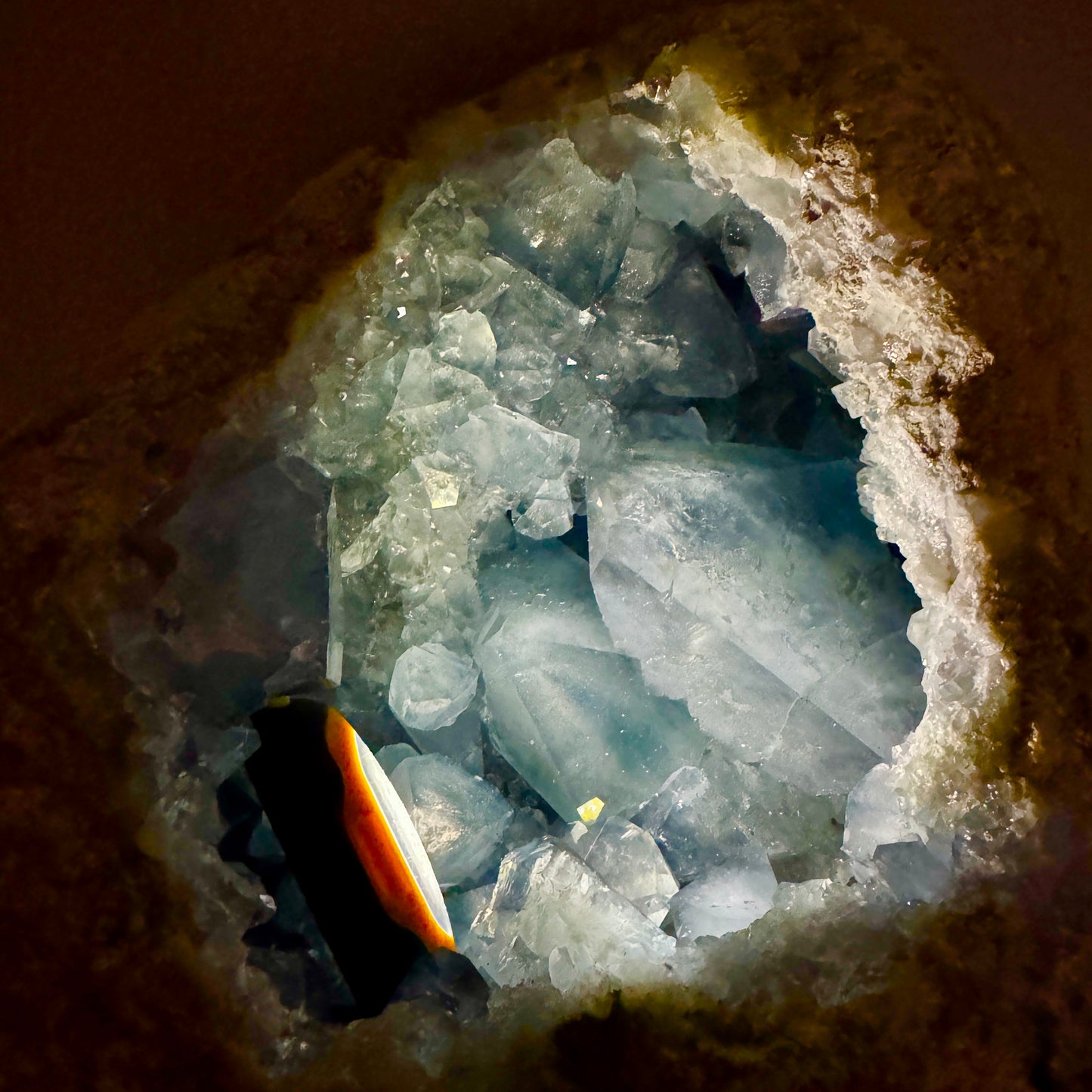 Celestina geoda Celestita 17,4 kg.