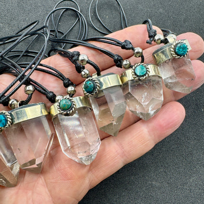Munay Minerals Mallorca quartz pendants