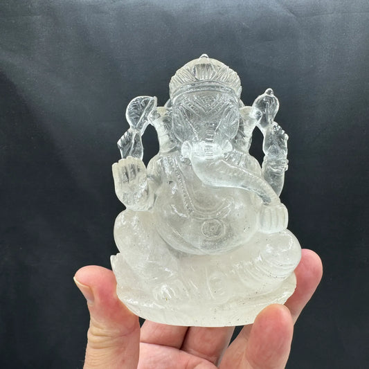 Dios Ganesha Ganesh Ganapati 600 g. cuarzo - Munay Minerales Palma de Mallorca Spain 