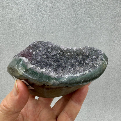 Drusa de amatista Amethyst cluster - Munay Minerales Palma de Mallorca Spain 