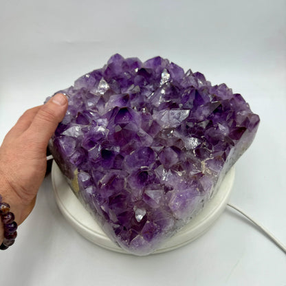 Drusa de amatista 8,1 kg. Munay Minerales Mallorca - MUNAY MINERALES MALLORCA