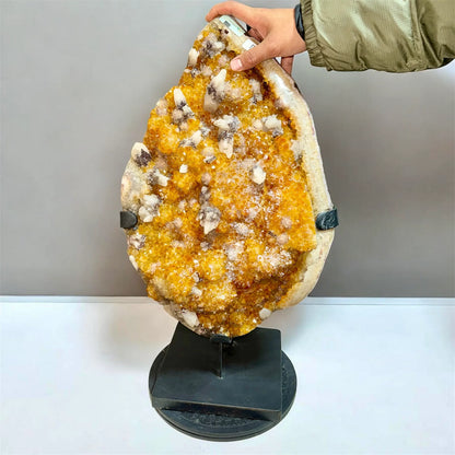 Drusa de citrino 14,5 kg. - Munay Minerales Palma de Mallorca Spain 
