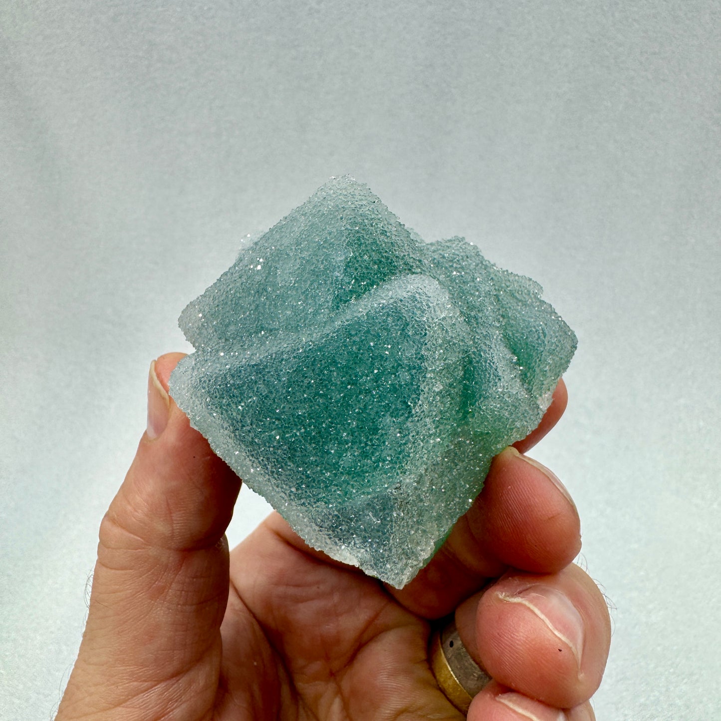 Fluorita verde octaédrica