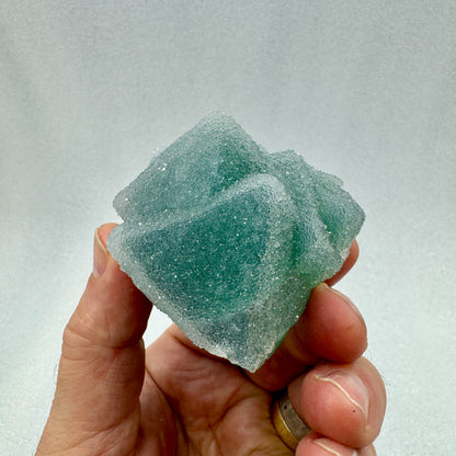 Fluorita verde octaédrica