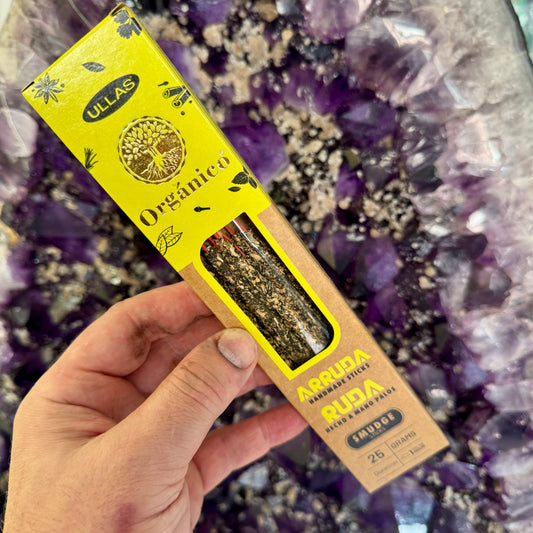 Incienso orgánico de ruda 25 g.