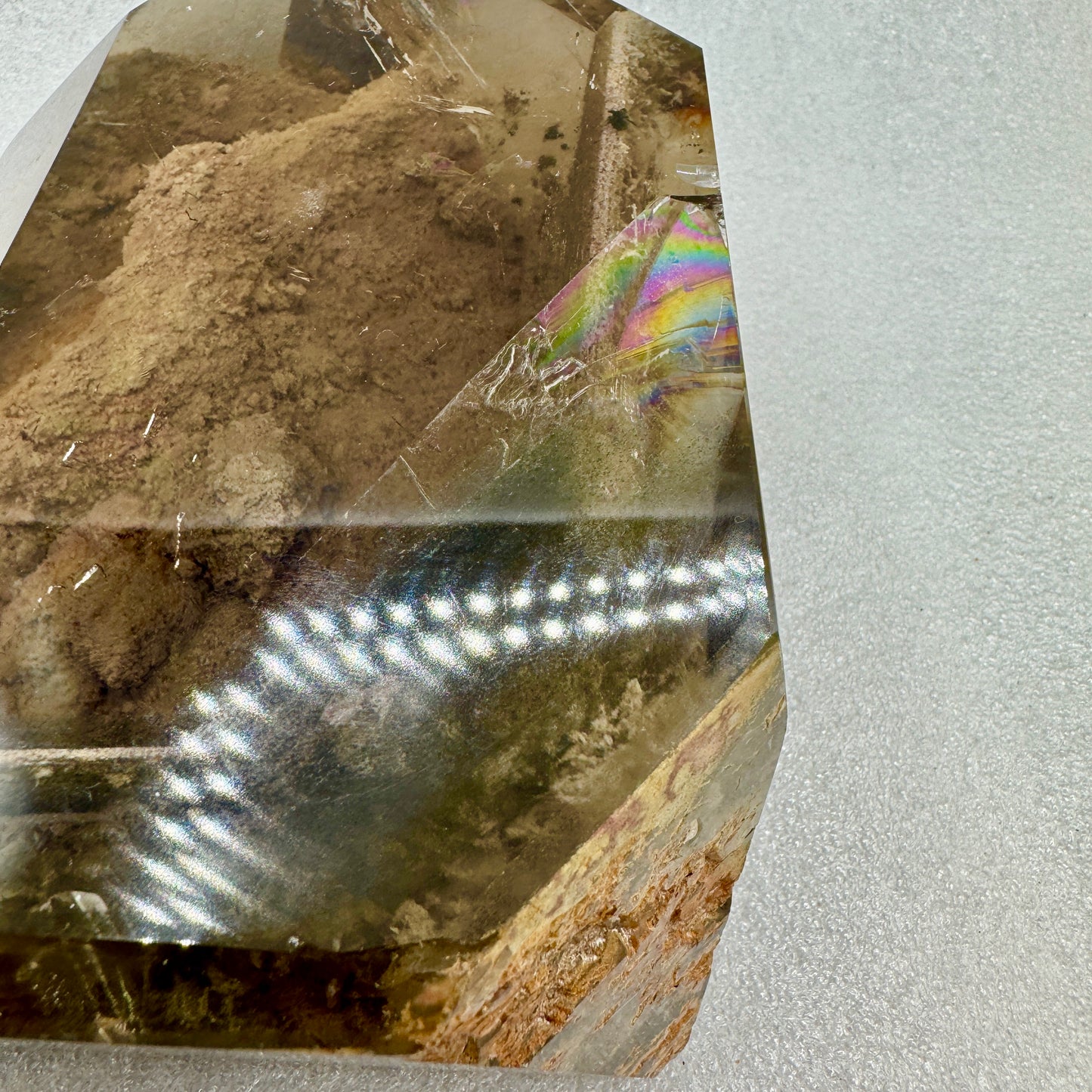 Cuarzo maestro chamánico con rutilo 2,5 kg.