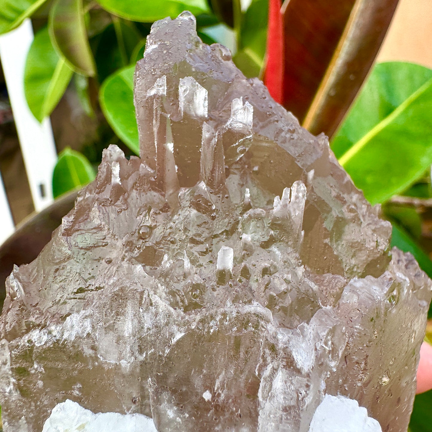 Cuarzo Himalaya con elbaita