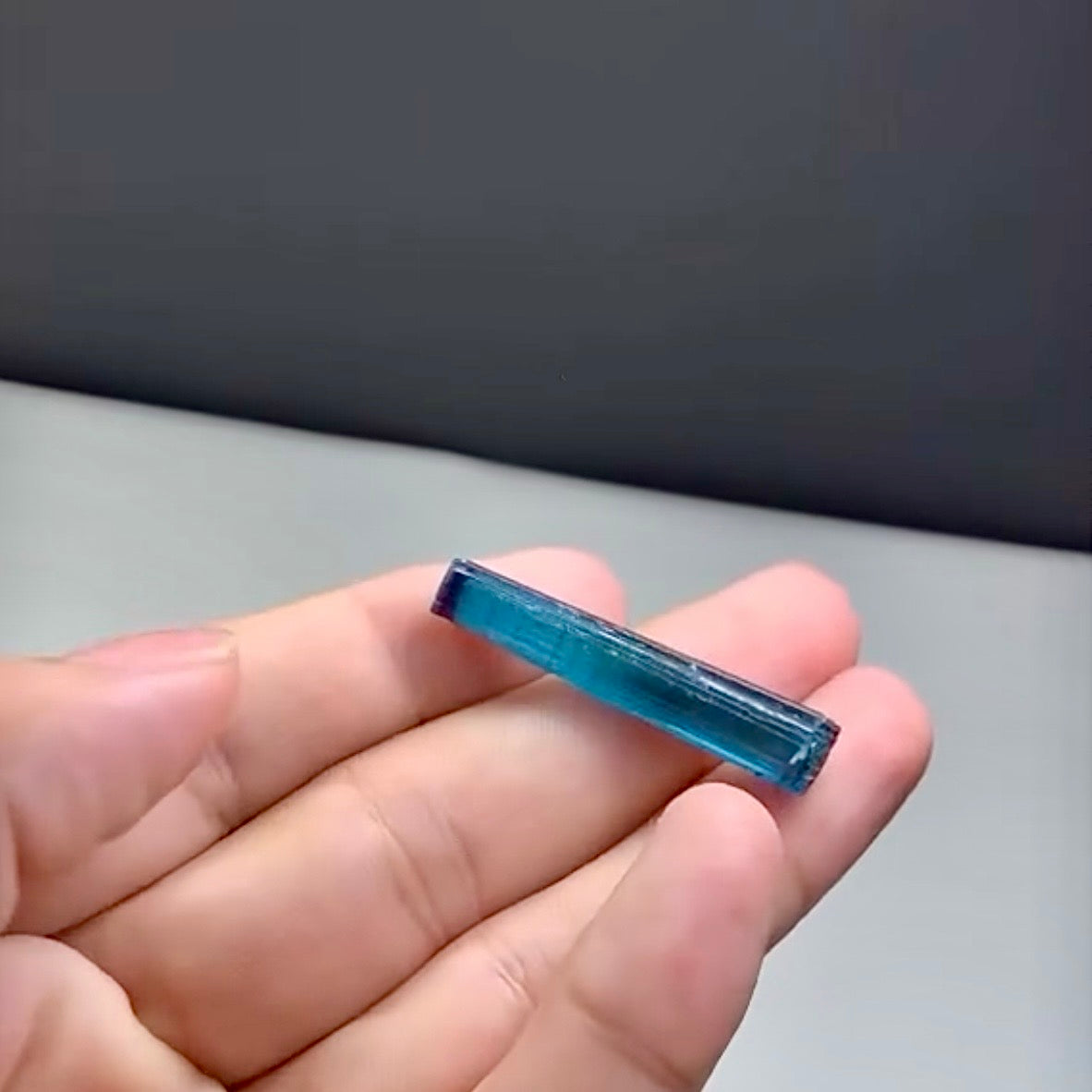 Turmalina azul indicolita indigolita