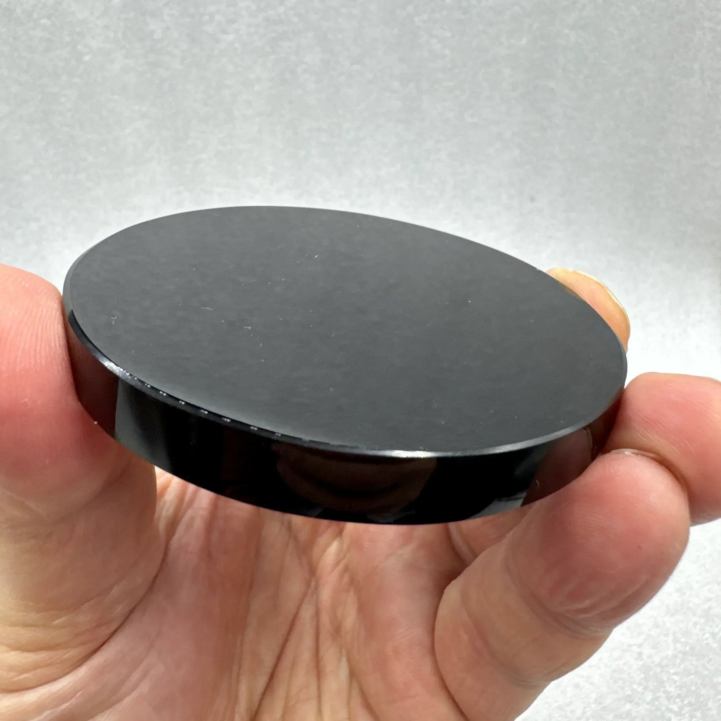 Espejo de obsidiana 75 mm. Obsidian mirror - Munay Minerales Palma de Mallorca Spain 