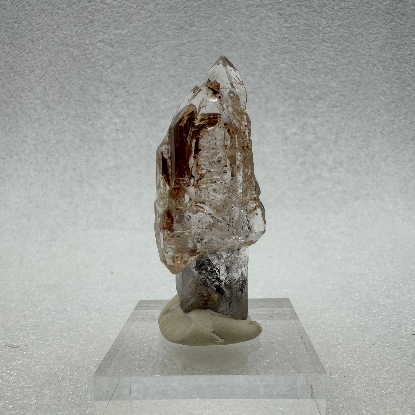 Cuarzo cetro hidrocarburos fluorescente