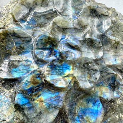 Semi-polished labradorite 8.7 kg.