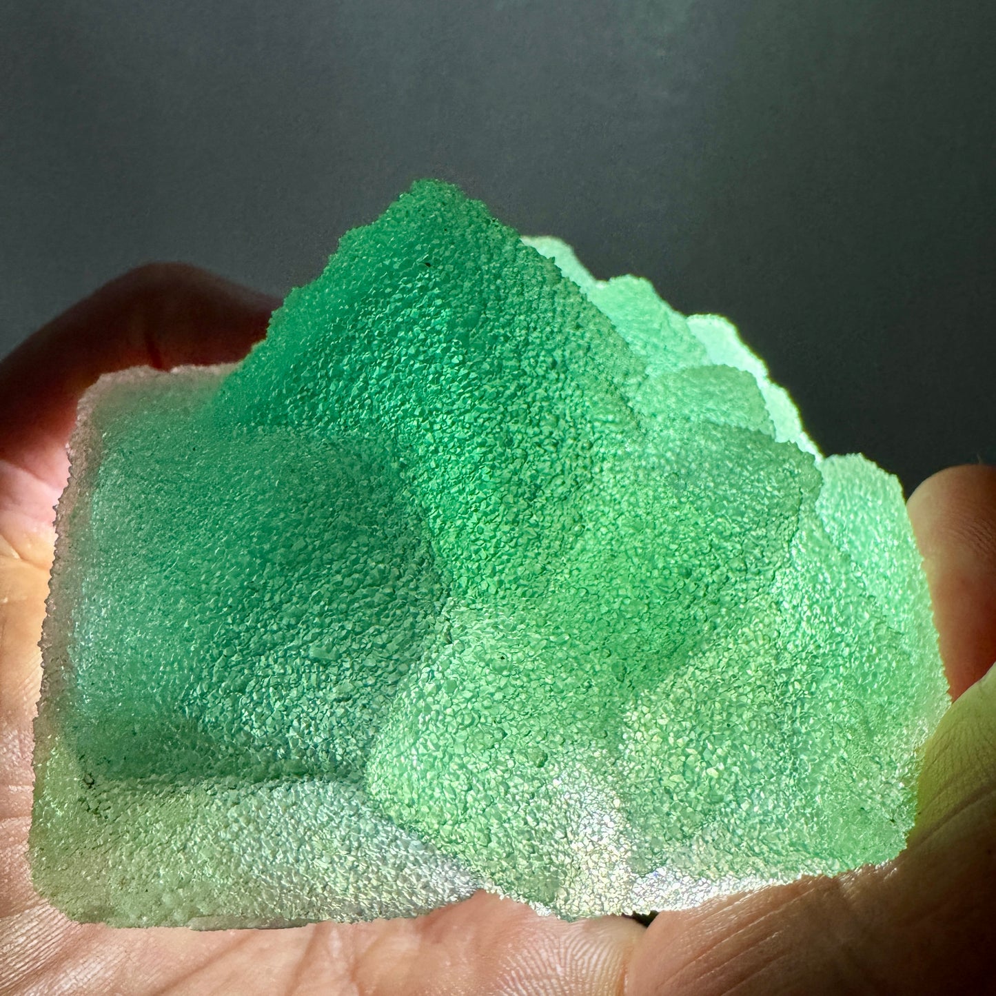 Fluorita verde octaédrica