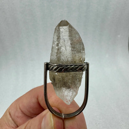 Colgante de cuarzo Himalaya plata de ley - Munay Minerales Palma de Mallorca Spain 